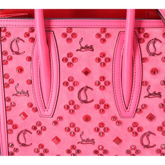 Christian Louboutin Studded Paloma S Small Handbag Shoulder Bag Pink 241213N - Picture 2 of 8